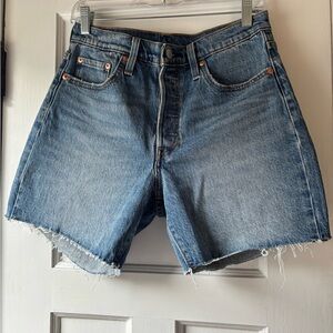 Levi's 501 Mid-Thigh High Rise
Straight Fit Denim Shorts